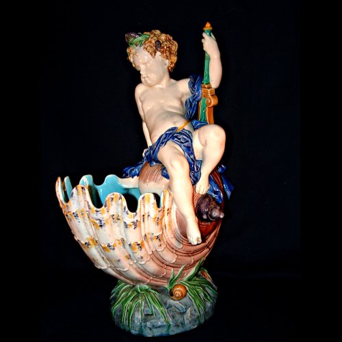 minton majolica shell