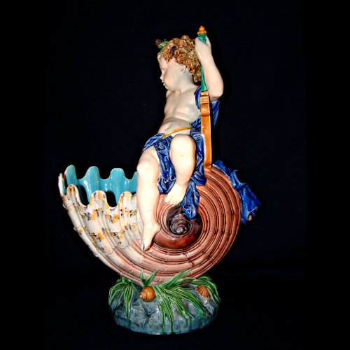 minton majolica shell