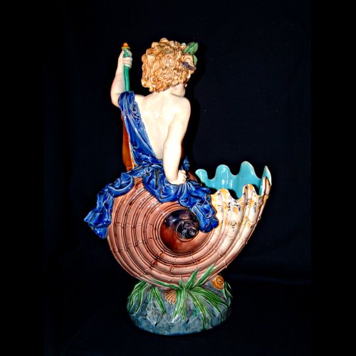 minton majolica shell