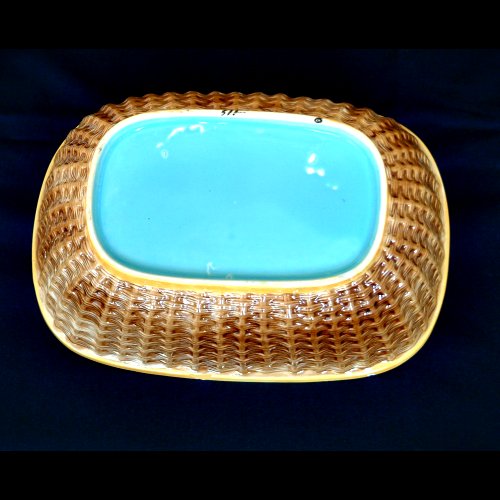 brownfield majolica game tureen