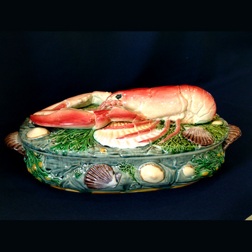 minton majolica lobster tureen