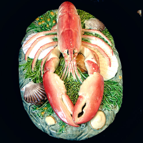 minton majolica lobster tureen