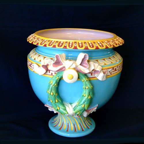 minton majolica jardinere