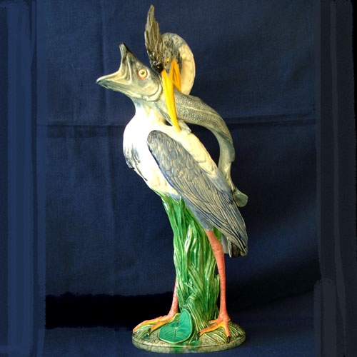 minton majolica henk heron ewer