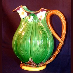 minton majolica lily pitcher