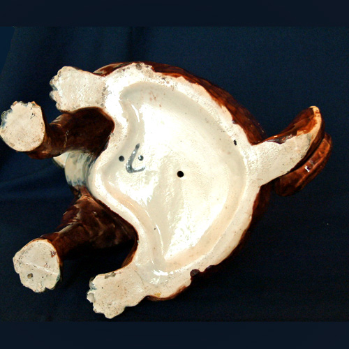 majolica bull masstiff dog figure