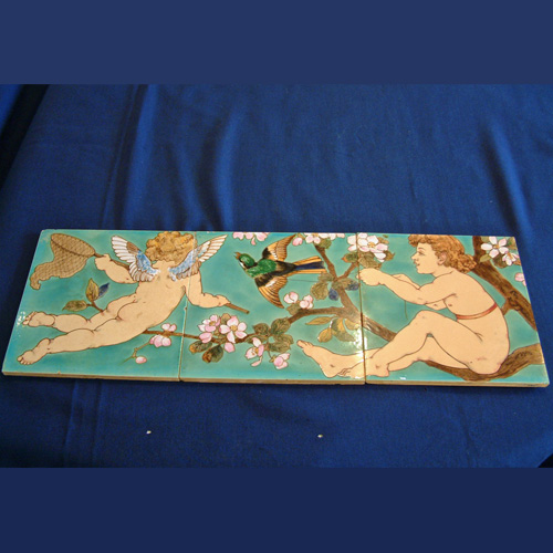 Minton majolica coleman tiles