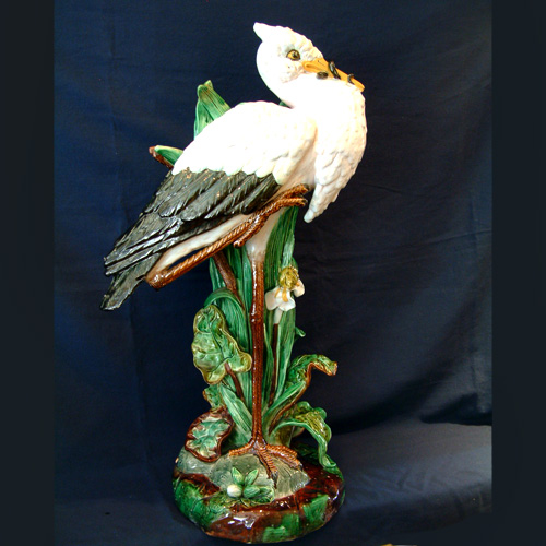 holdcroft majolica heron