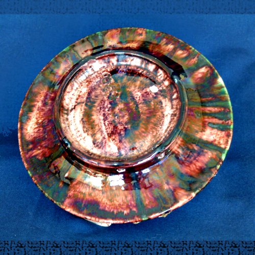 portuguese palissy mafra  fish  plate