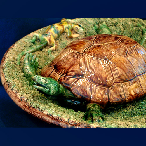 mafra palissy turtle plate