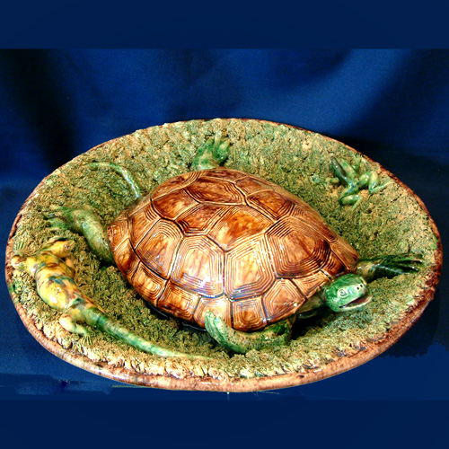 mafra palissy turtle plate