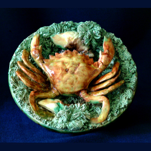 palissy crab plate