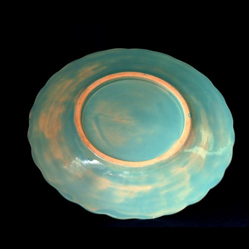 brownfield majolica plate