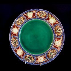 minton majolica plate