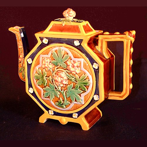 westhead moore majolica tea pot