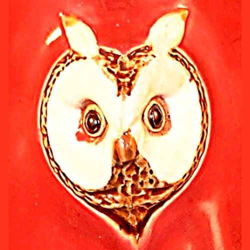 Minton majolica owls vase