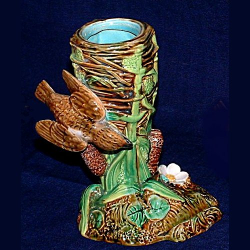 George Jones majolica vase