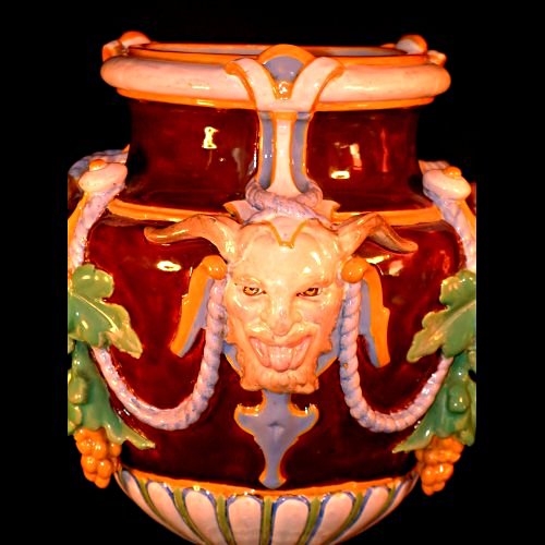 minton majolica vase