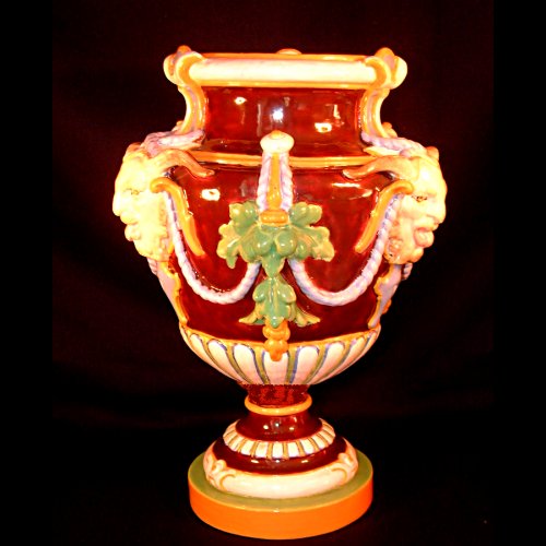 minton majolica vase