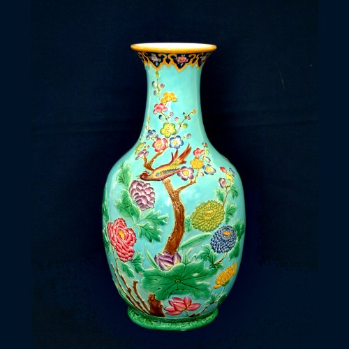 minton majolica japanese vase