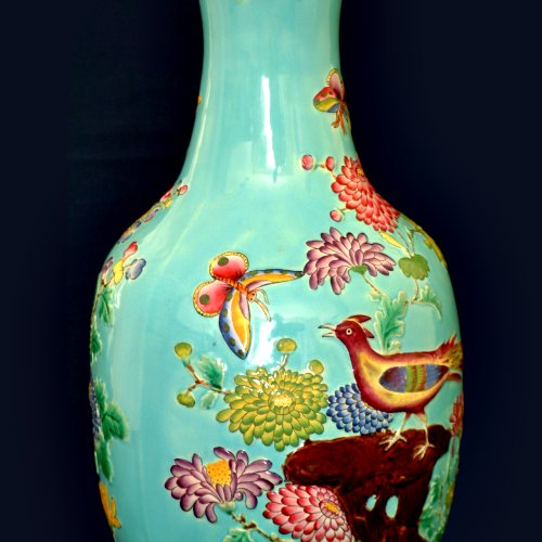minton majolica japanese vase