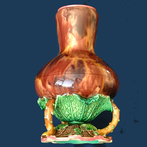 minton majolica vase