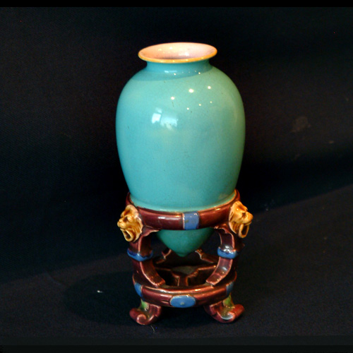 minton majolica dresser vase