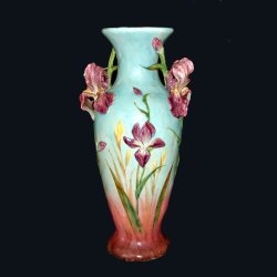 massier majolica vase